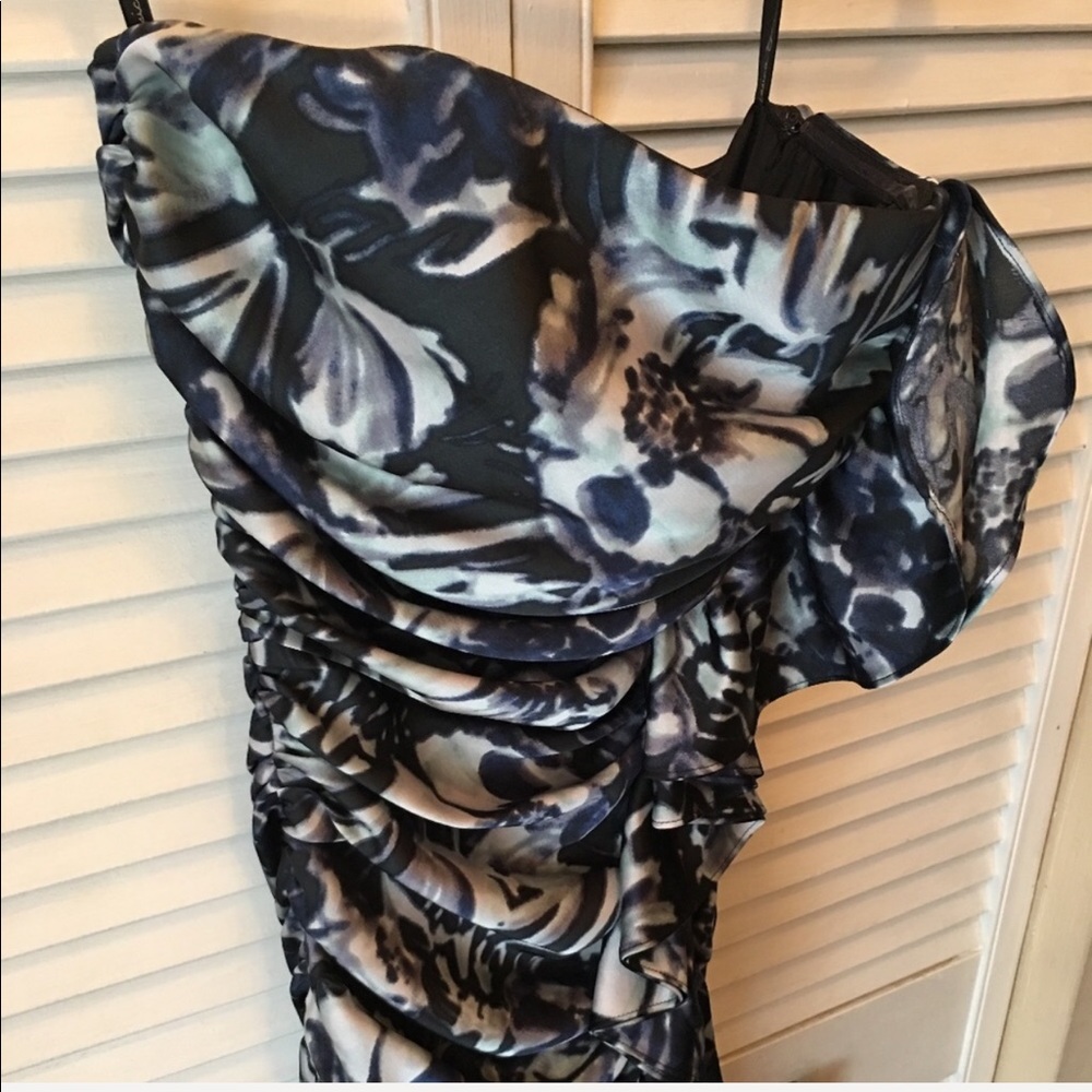 NWOT JESSICA SIMPSON Rushed Strapless Dress XS